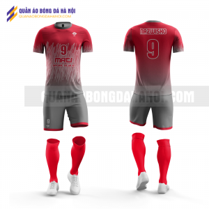Quần áo bóng đá màuhồng xám thiết kế trường đại học bách khoa QABD46