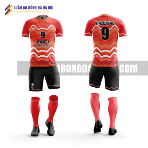 Quần áo bóng đá thiết kế màu đỏ đẹp tại quận cầu giấy QABD4