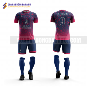 Quần áo bóng đá thiết kế màu tím hồng tại huyện thường tín QABD30