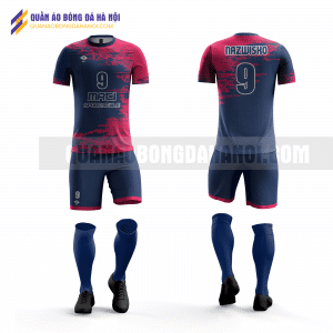 Quần áo bóng đá thiết kế màu tím than tại huyện thanh trì QABD29