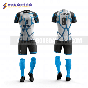 Quần áo bóng đá thiết kế màu xanh đen tại huyện thanh oai QABD28