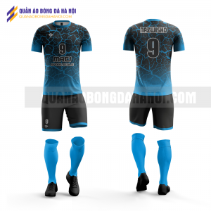 Quần áo bóng đá thiết kế màu xanh lá đen tại huyện thường tín QABD30