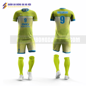 Quần áo bóng đá thiết kế màu xanh lá đẹp tại huyện hoài đức QABD20